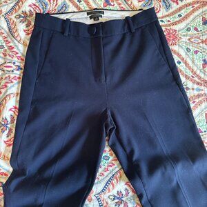 Navy blue J.crew high rise trousers